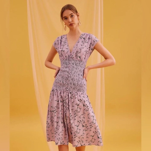 Keepsake Secure Midi Dress  Lilac size 00 - Picture 1 of 10